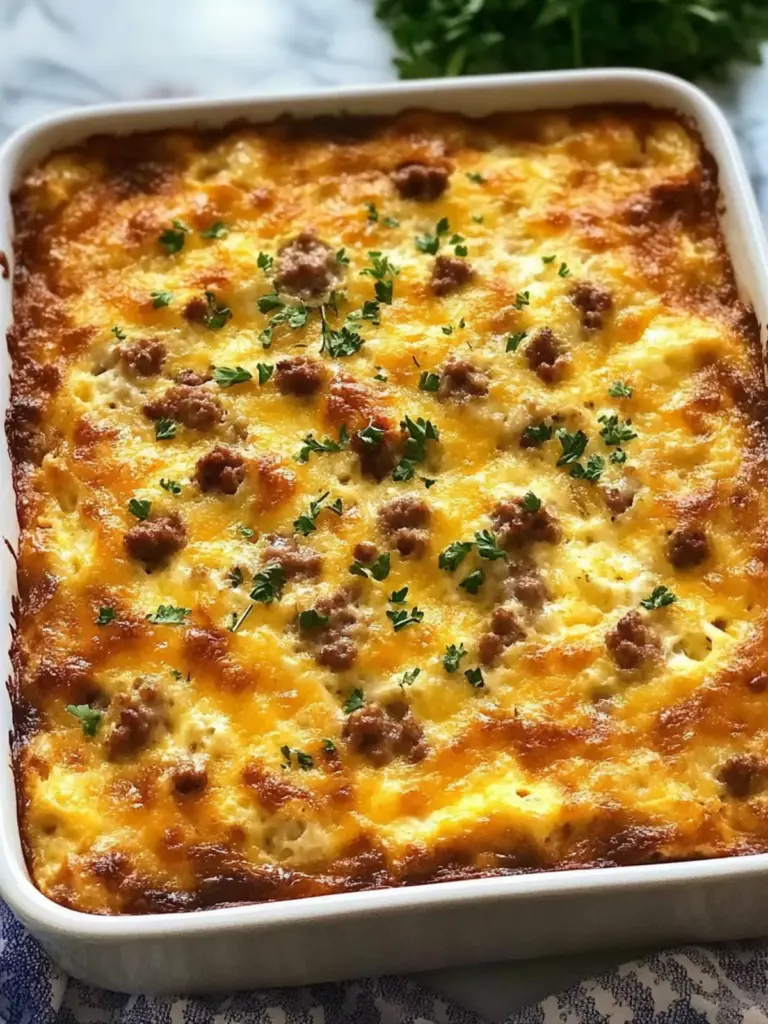 Sausage and Egg Breakfast Casserole