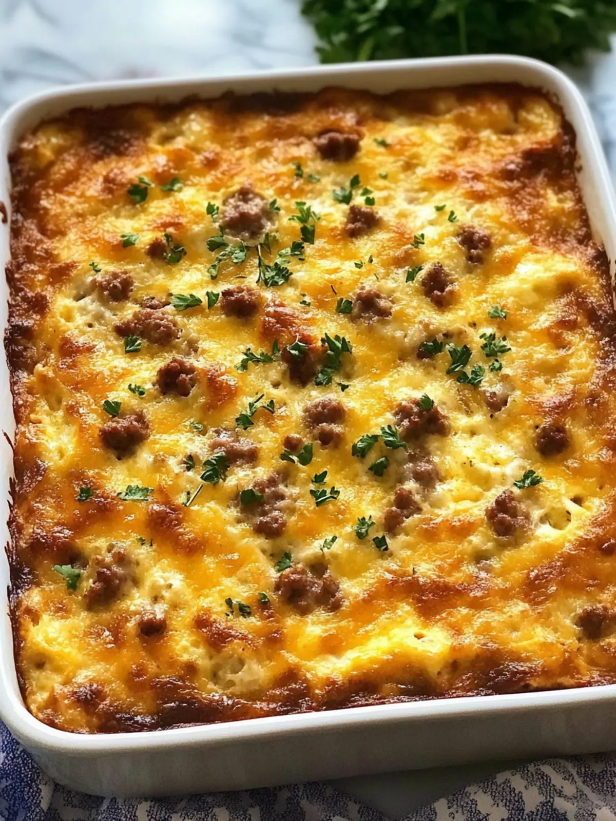 Satisfy Mornings with Sausage and Egg Breakfast Casserole 5 Sausage and Egg Breakfast Casserole
