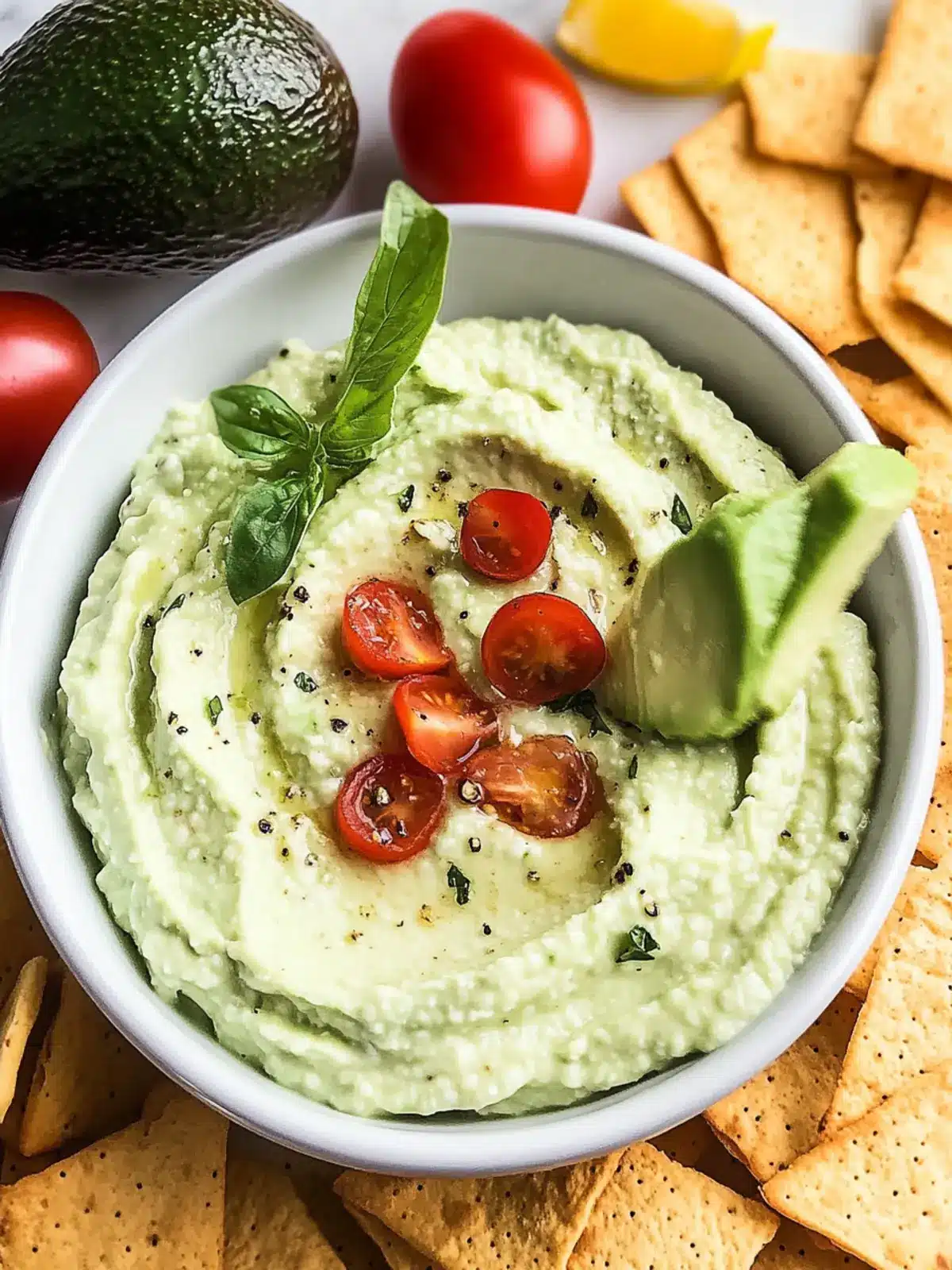 Avocado Cottage Cheese Dip
