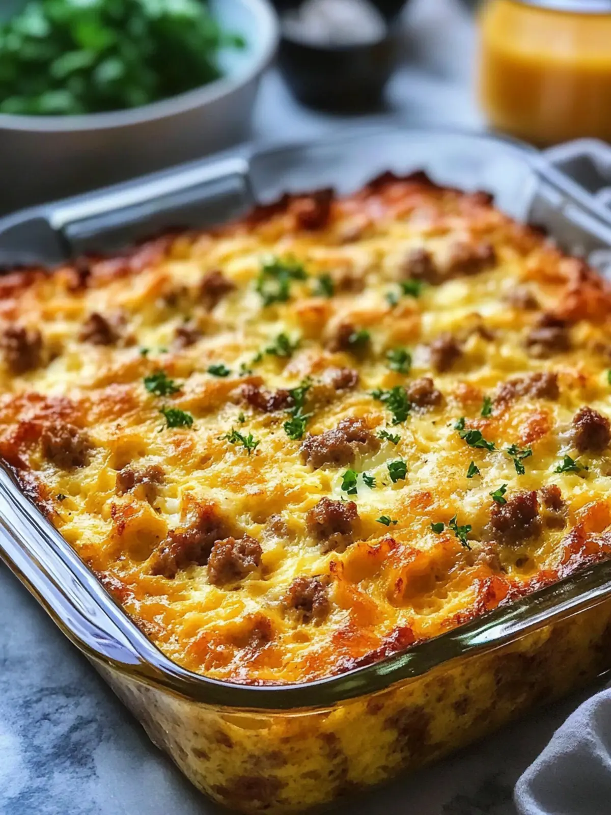 Satisfy Mornings with Sausage and Egg Breakfast Casserole 4 Sausage and Egg Breakfast Casserole