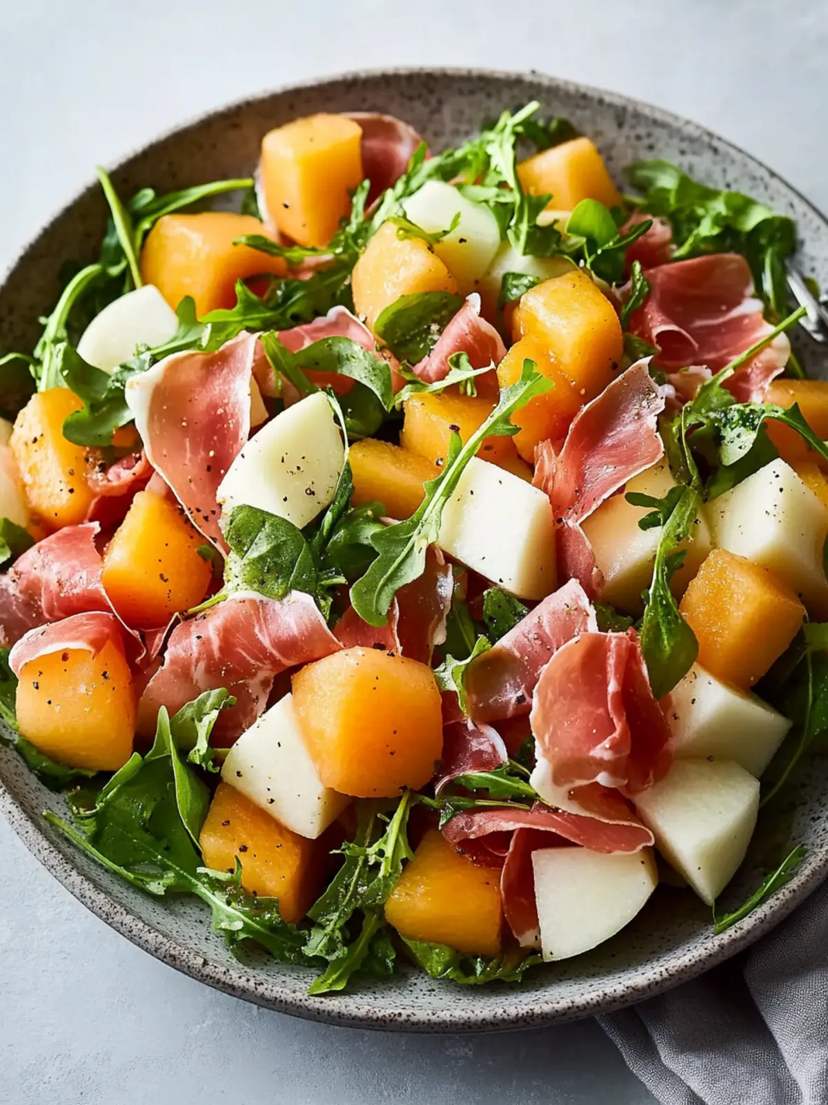 Zesty Prosciutto and Melon Salad: Your Perfect Summer Delight 2 Prosciutto and Melon Salad