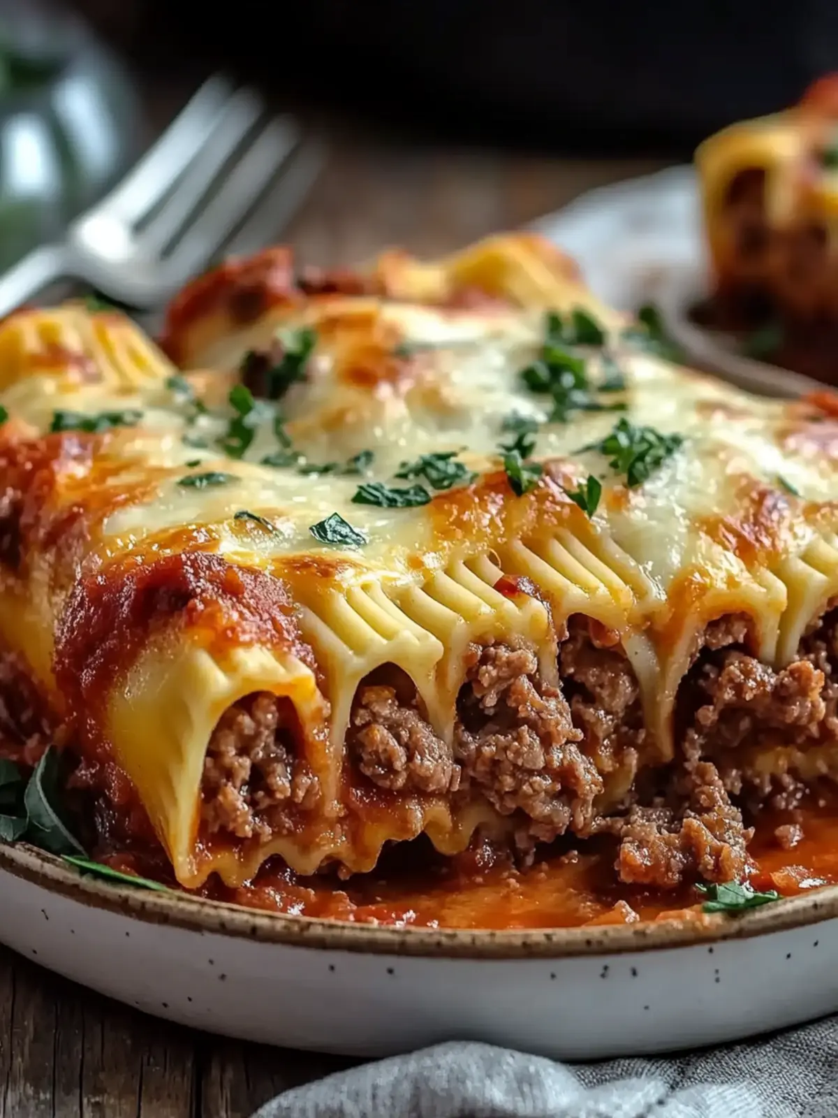 Stuffed Manicotti Recipe with Savory Beef