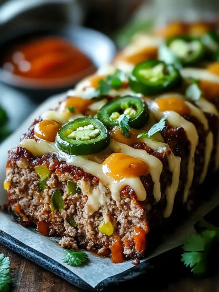 Smoky Jalapeño Popper Meatloaf Recipe