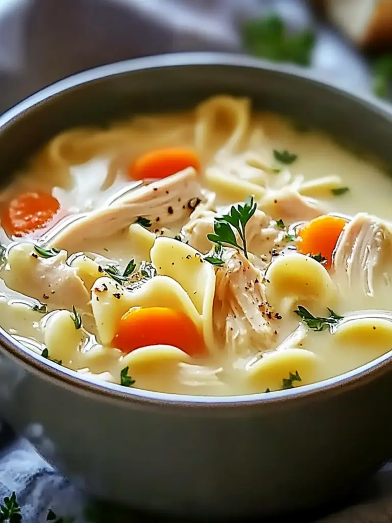 Creamy Chicken Noodle Soup