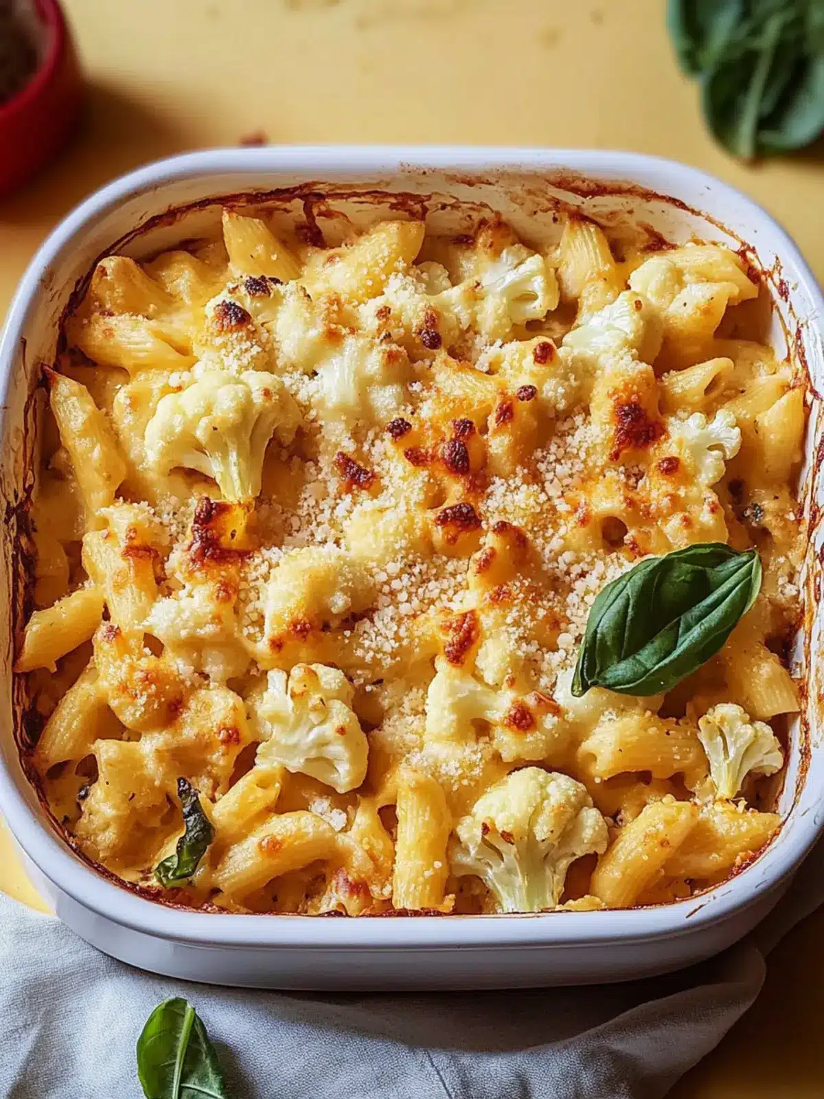 Get Cozy with Cheesy Baked Pasta and Cauliflower Magic 3 Cheesy Baked Pasta With Cauliflower
