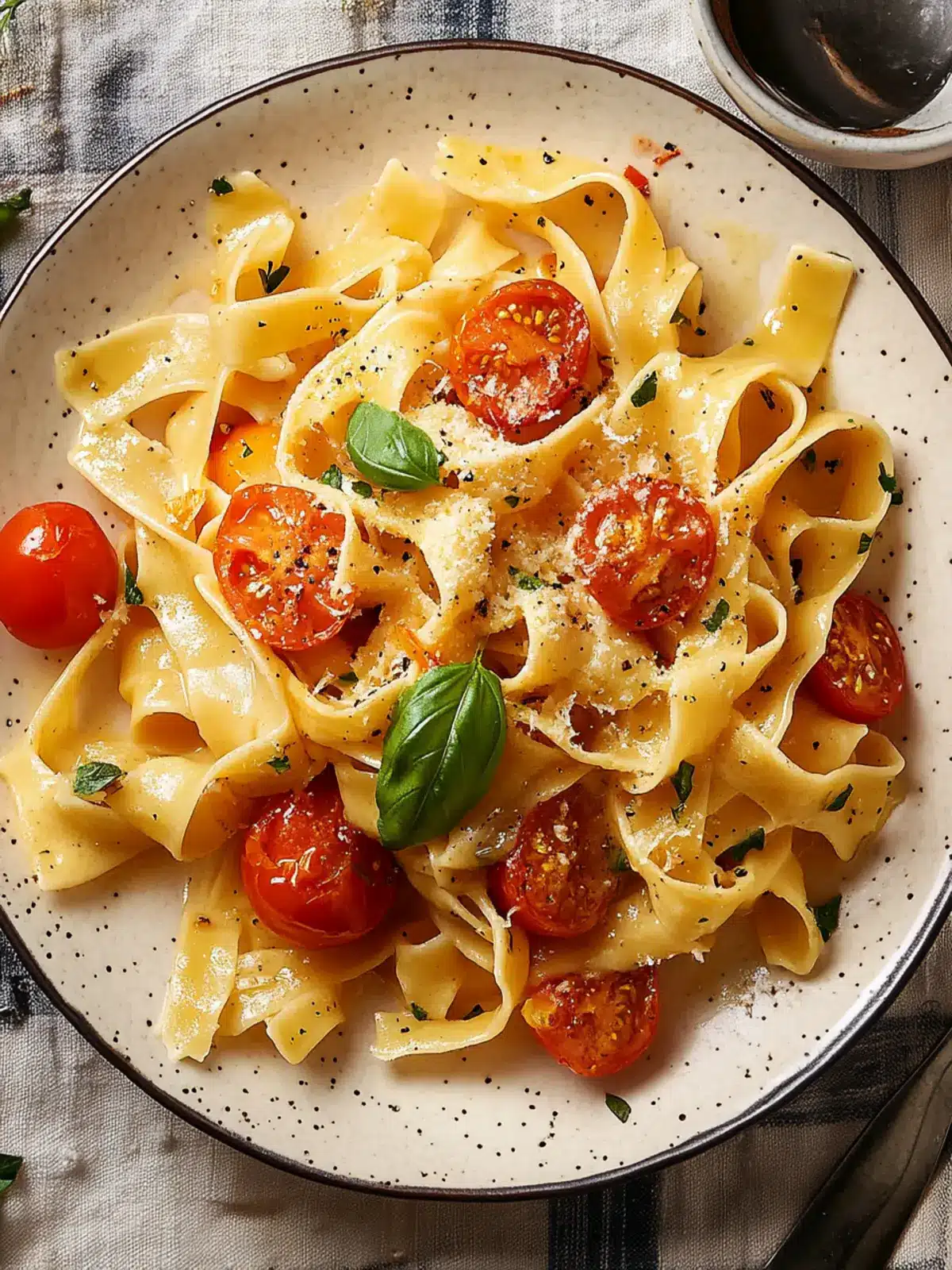 Fresh Pasta with Buttered Tomatoes in Just 30 Minutes! 2 Fresh Pasta With Buttered Tomatoes