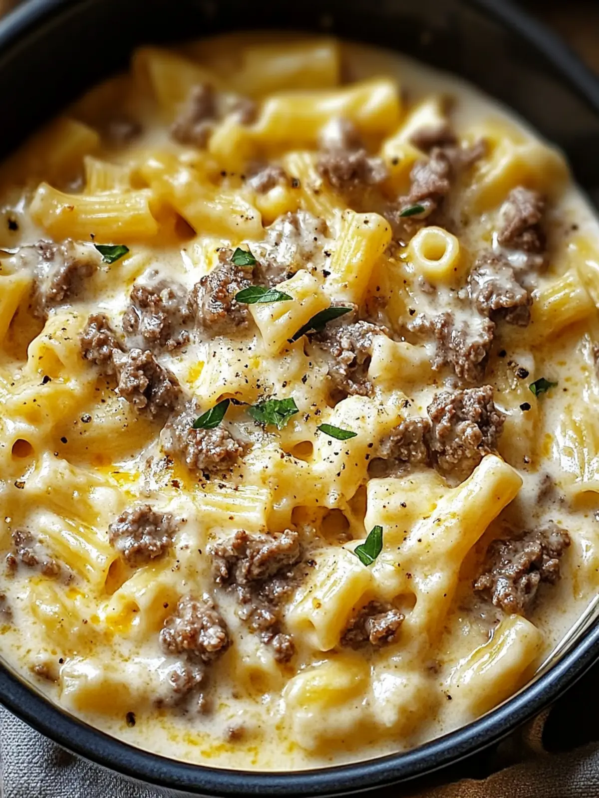 Creamy One-Pot Beef Cheddar Ranch Pasta for Cozy Nights 3 Creamy One-Pot Beef Cheddar Ranch Pasta