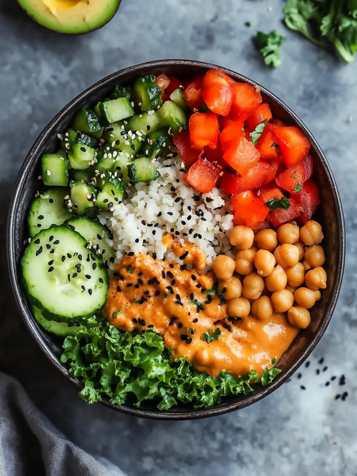 Delicious Peanut Chickpea Buddha Bowl Ready in 10 Minutes 4 Peanut Chickpea Buddha Bowl