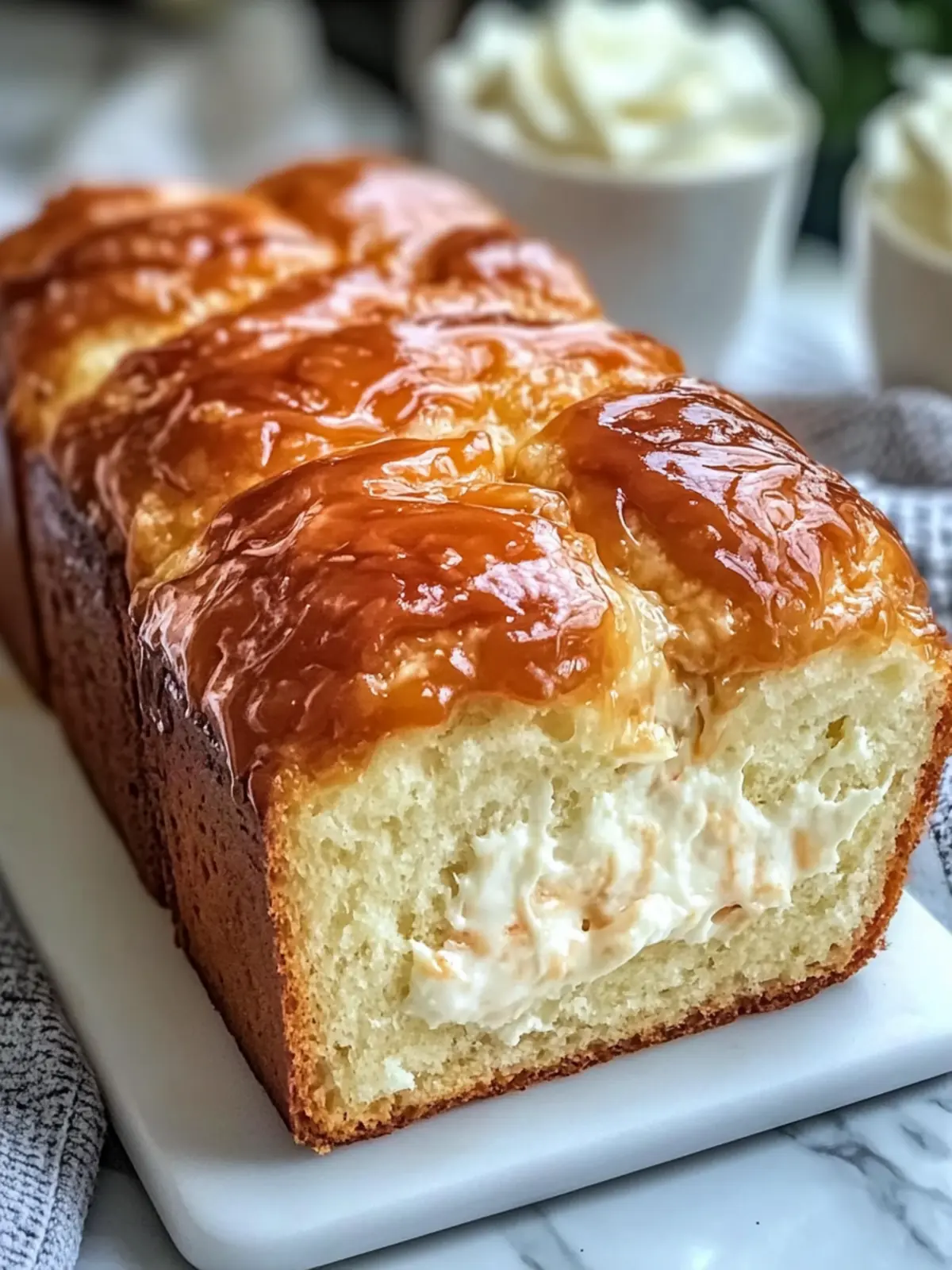 Caramel Cream Cheese Bread