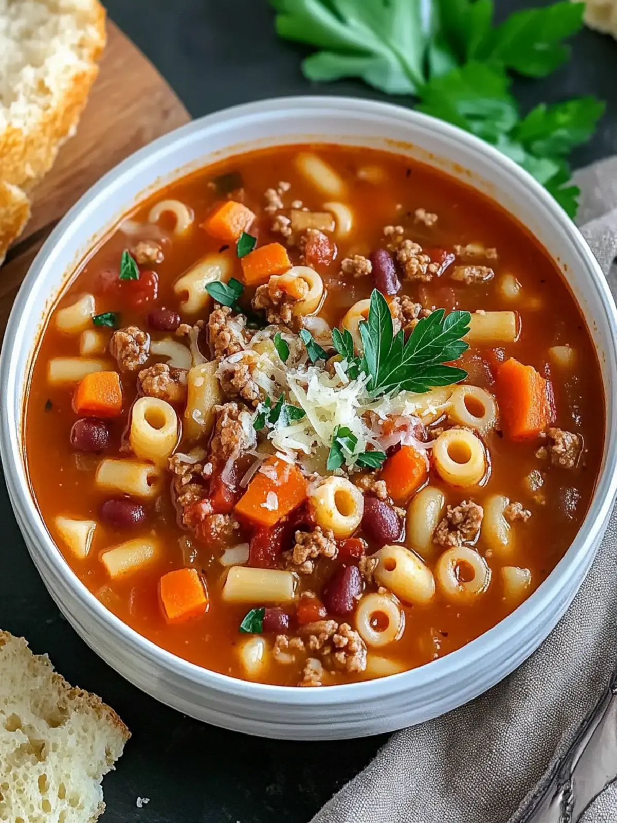 Copycat Olive Garden Pasta E Fagioli Soup Recipe