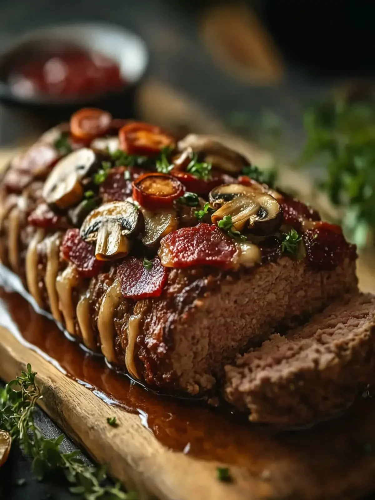 Bacon Mushroom Meatloaf: Your New Favorite Comfort Dish 4 Bacon Mushroom Meatloaf