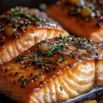 Savory Salmon with Brown Sugar Garlic Glaze