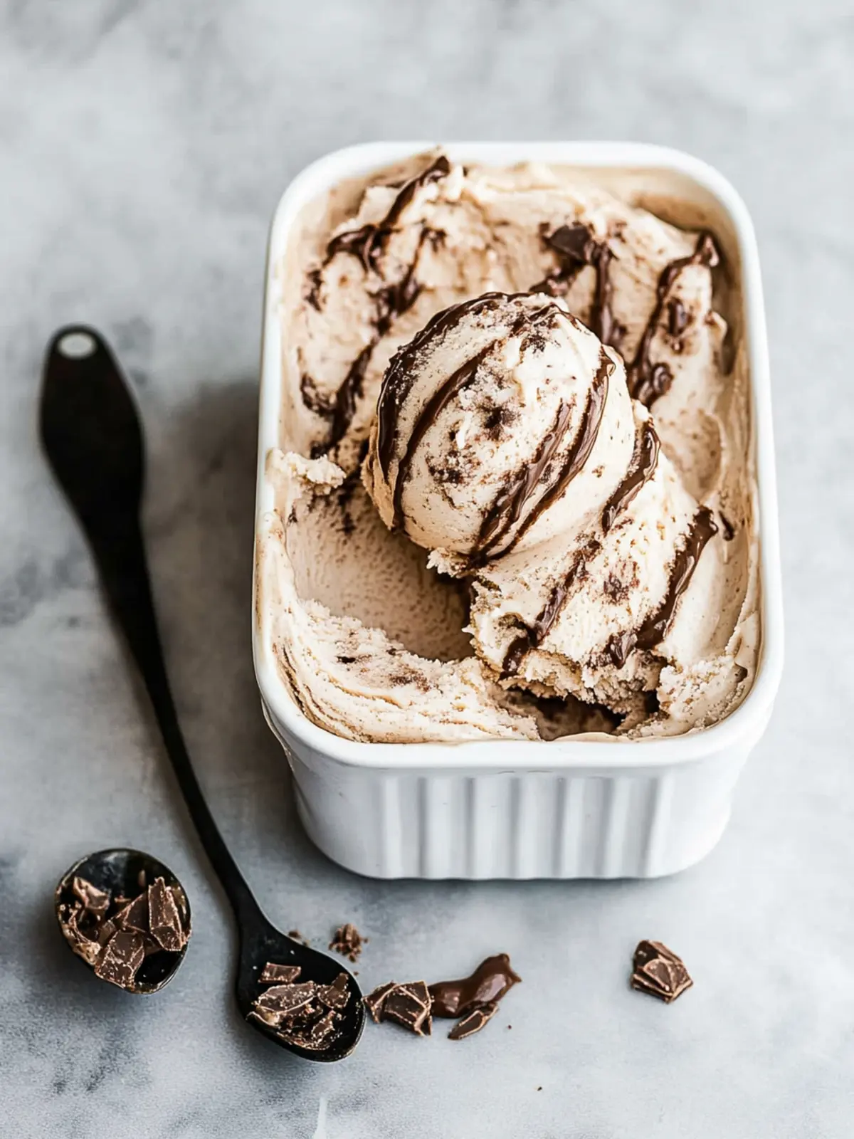 Vegan Peanut Butter Mudslide Ice Cream