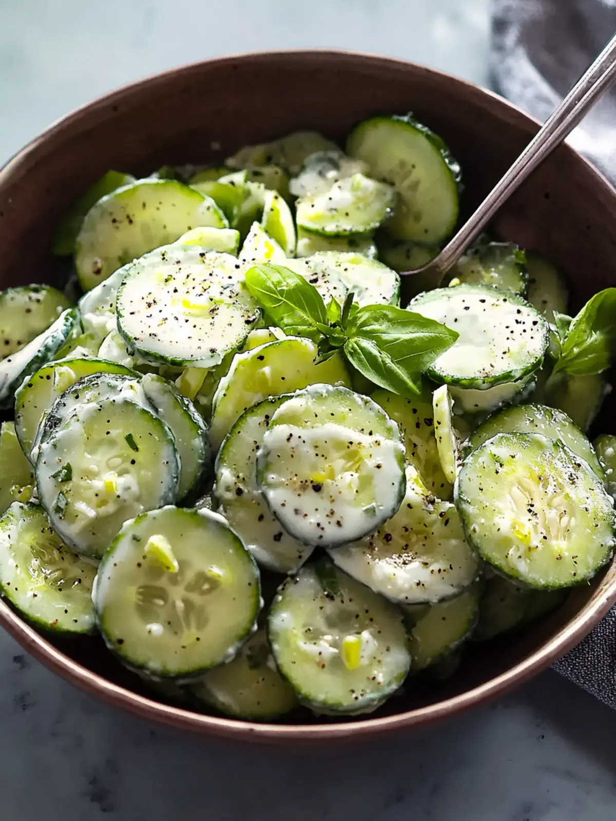 Creamy Cucumber Salad That Will Refresh Your Summer Meals 2 Creamy Cucumber Salad