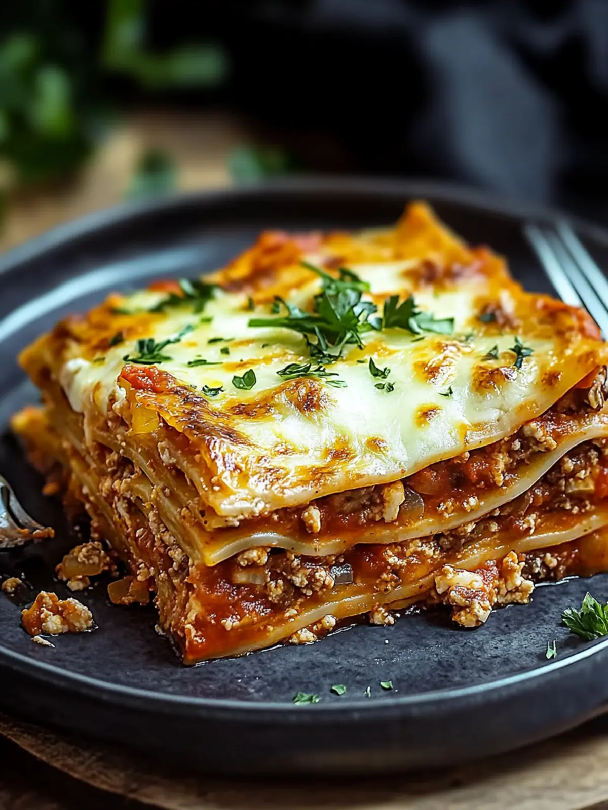 Bison Lasagna