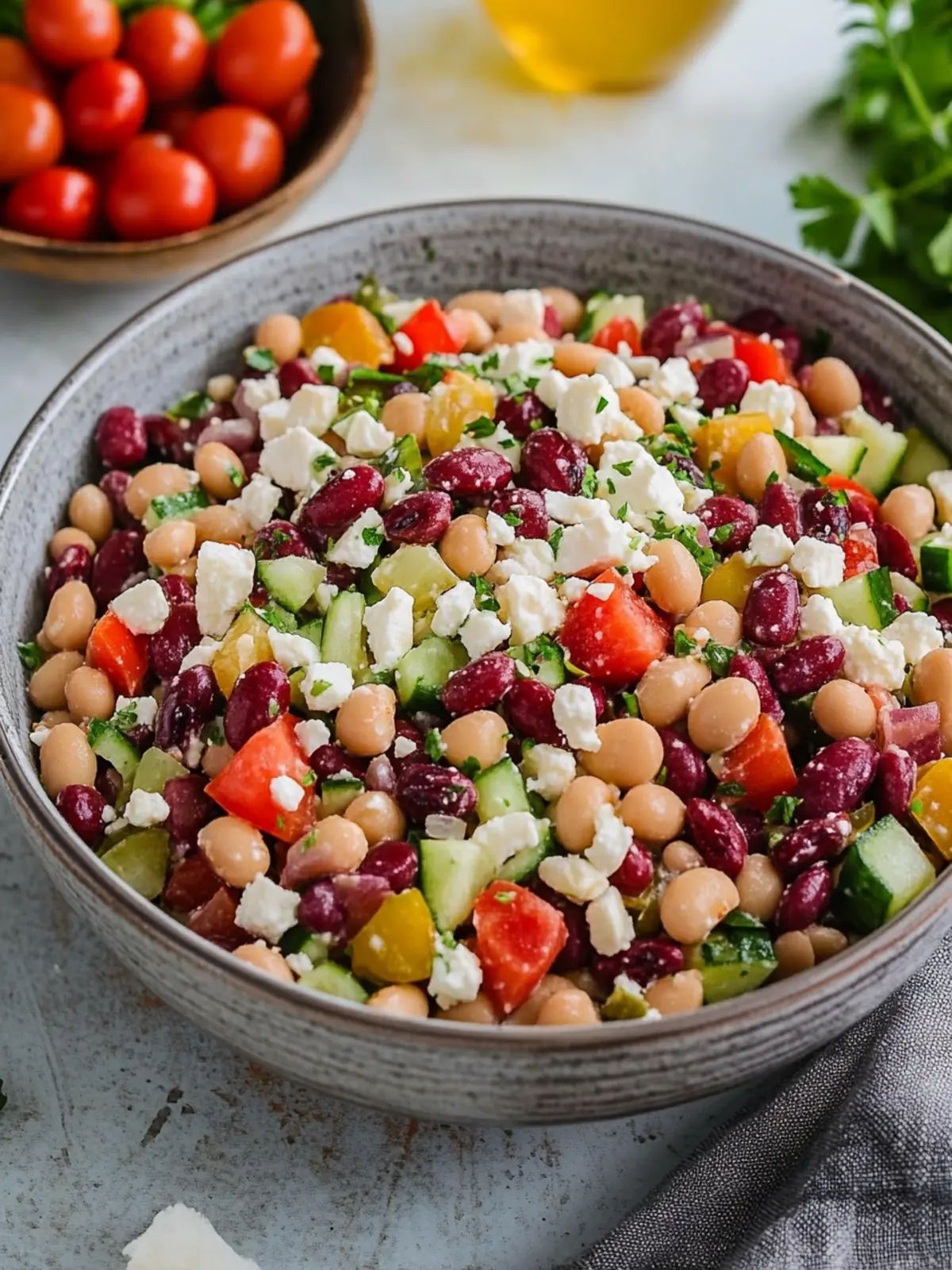 Delicious Greek Bean Salad That Elevates Your Lunch Game 2 Greek Bean Salad