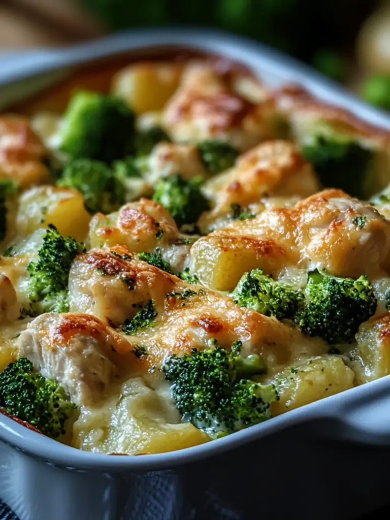 Chicken Potato Broccoli Casserole
