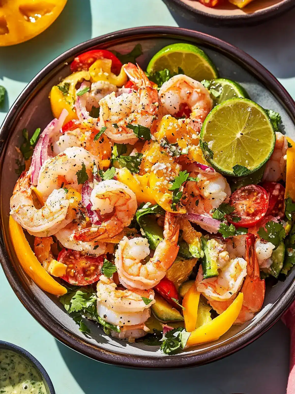 Coconutty Shrimp Salad