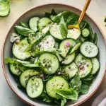 Creamy Cucumber Salad with Chickpeas for a Fresh Twist 3 Cucumber Salad
