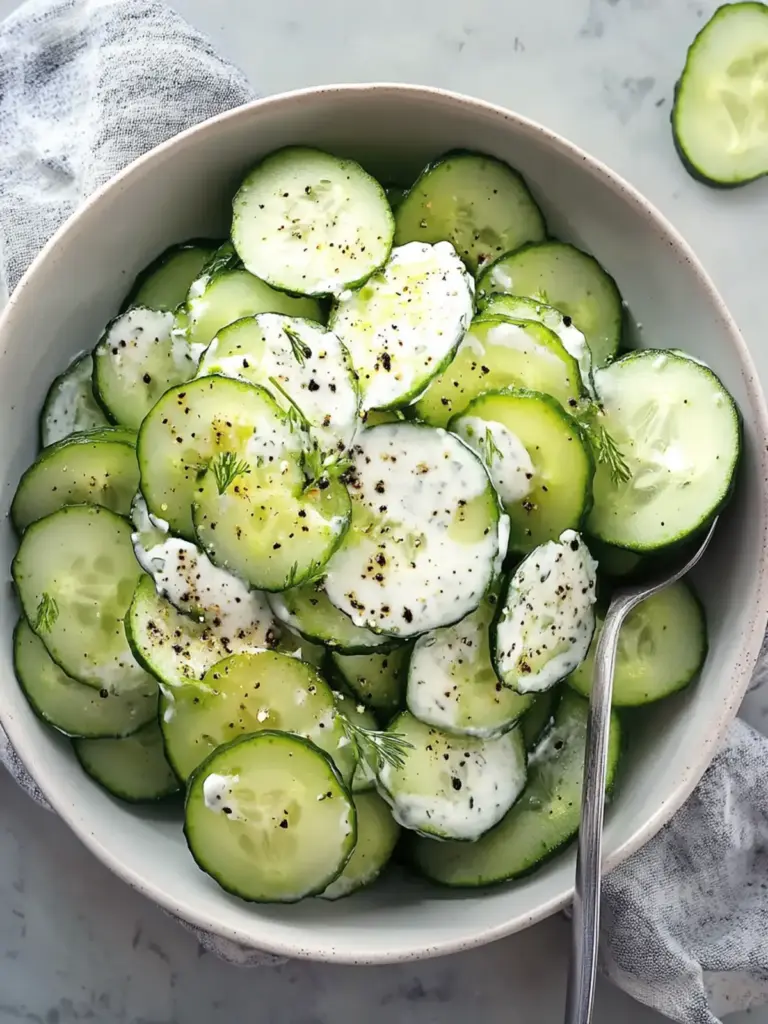 Creamy Cucumber Salad