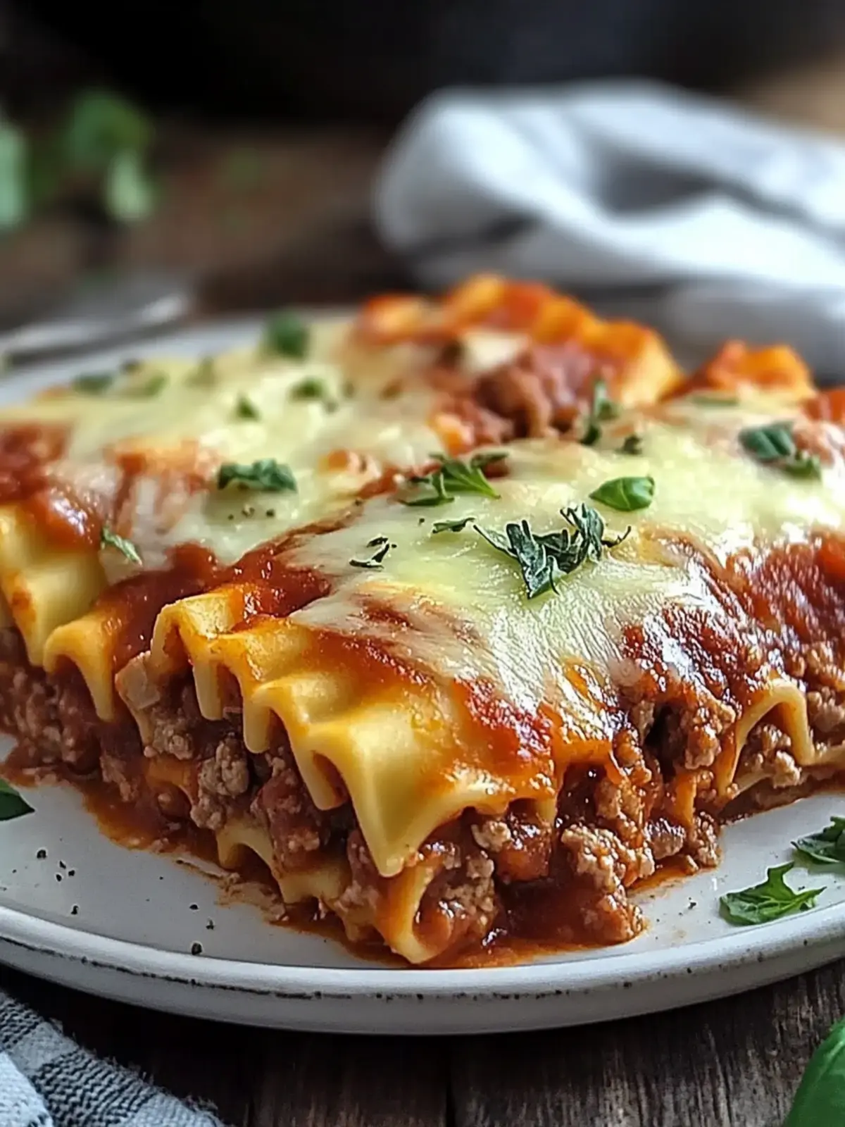 Stuffed Manicotti Recipe with Savory Beef