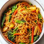 Quick & Colorful Vegetable Lo Mein: 20-Minute Healthy Delight 4 Vegetable Lo Mein