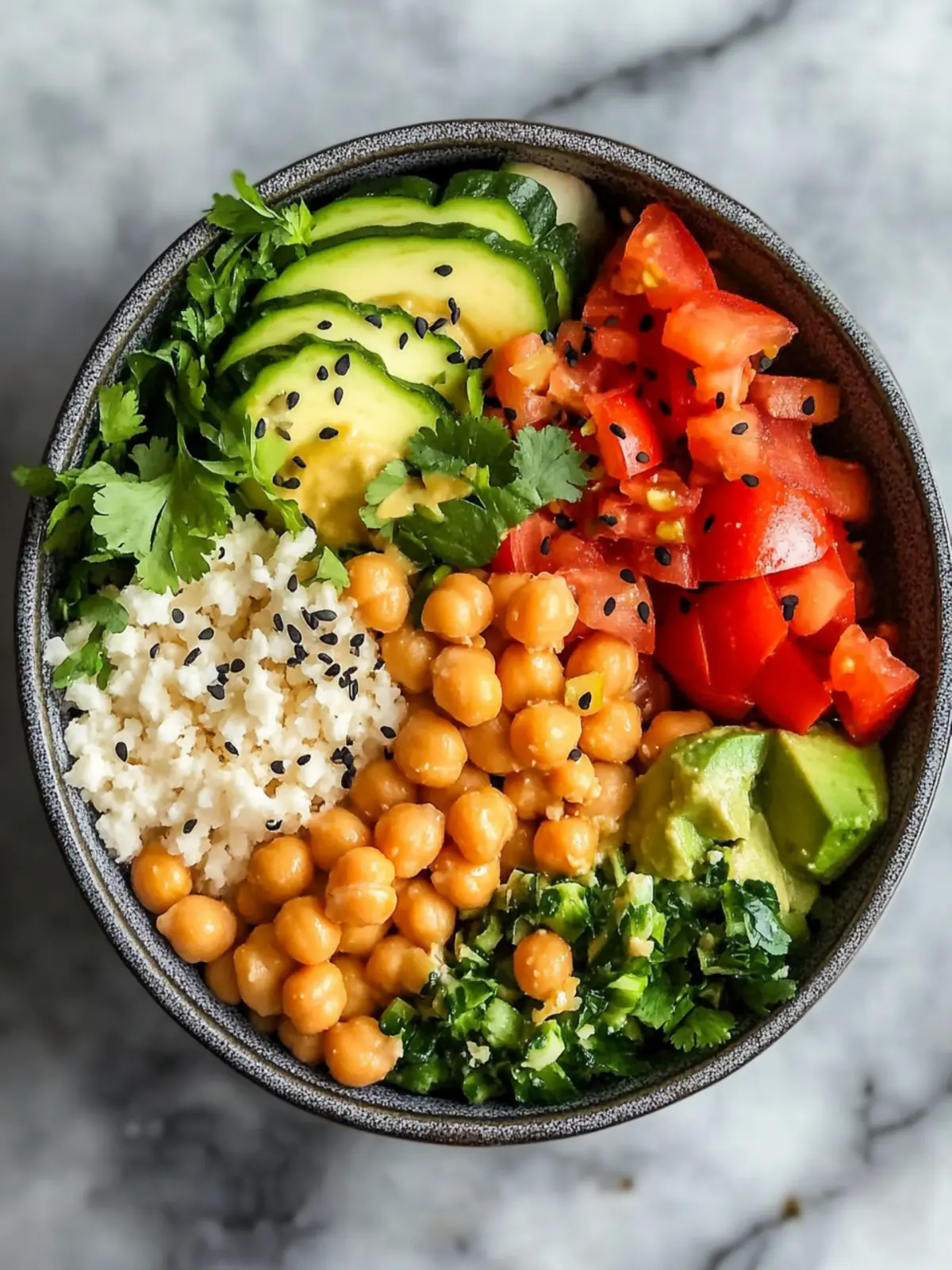 Peanut Chickpea Buddha Bowl