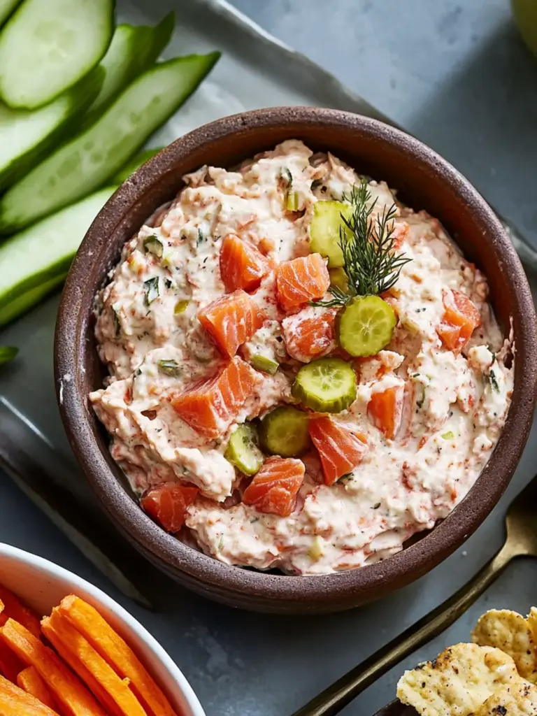 Bright and Spicy Smoked Salmon Dip