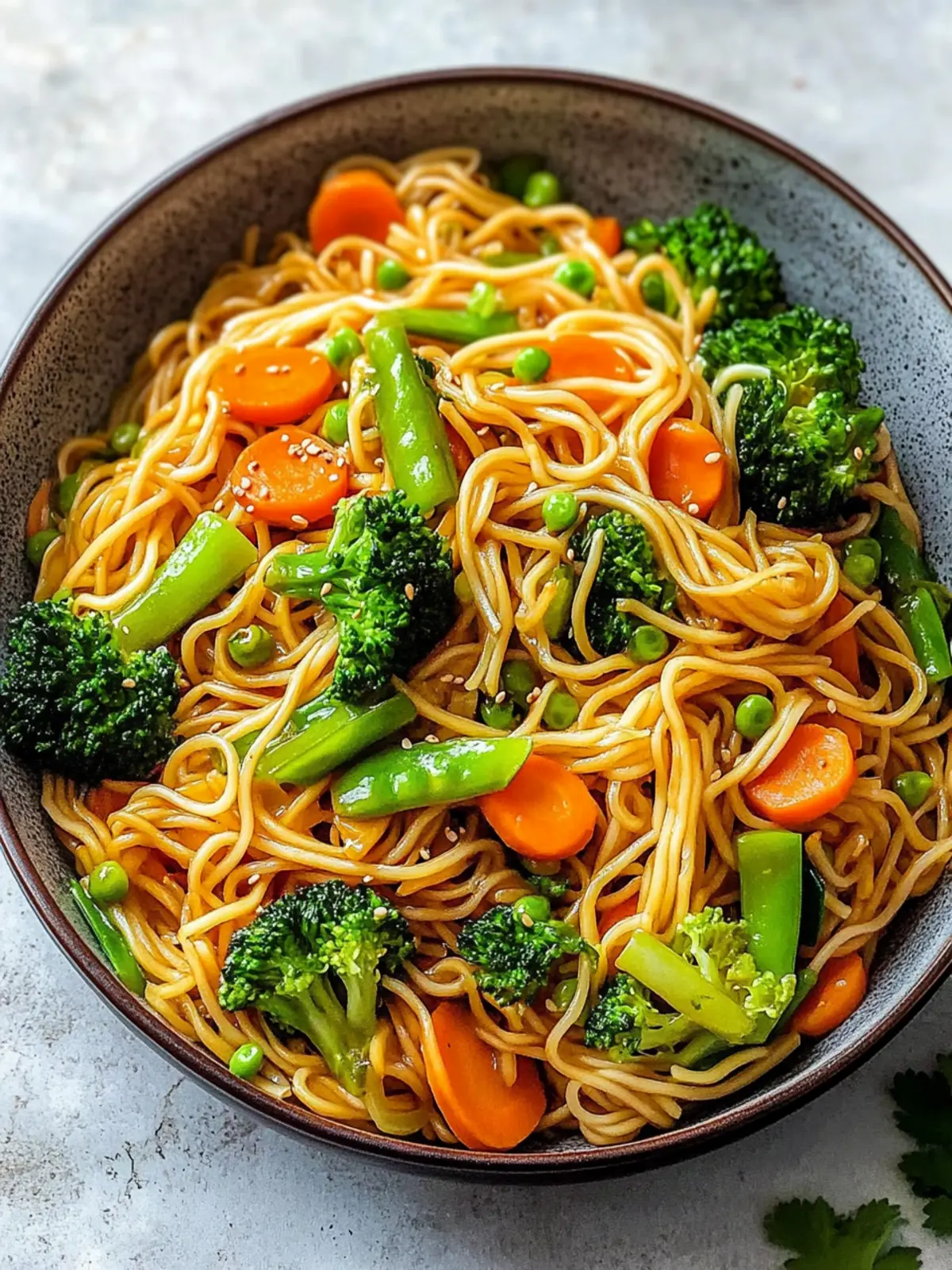 Quick & Colorful Vegetable Lo Mein: 20-Minute Healthy Delight 2 Vegetable Lo Mein