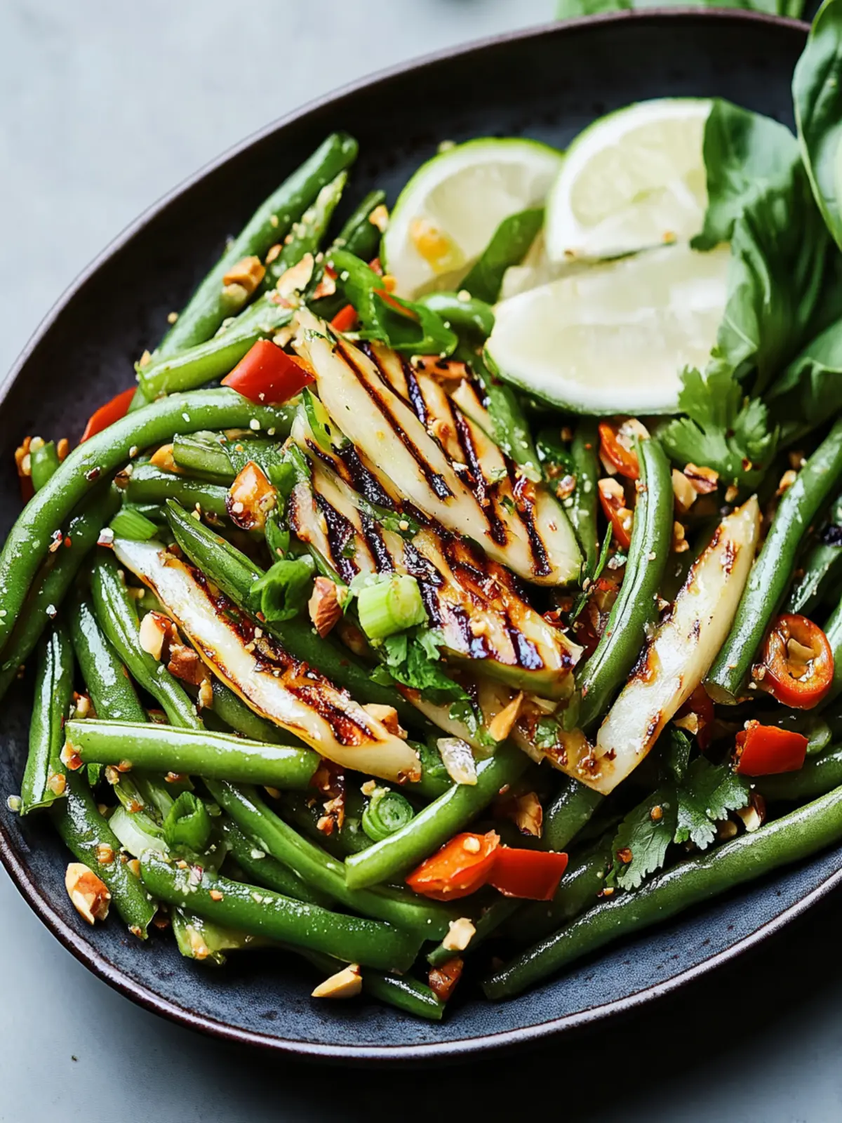 Grilled Green Bean Salad With Thai Dressing You’ll Love 4 Grilled Green Bean Salad With Thai Dressing