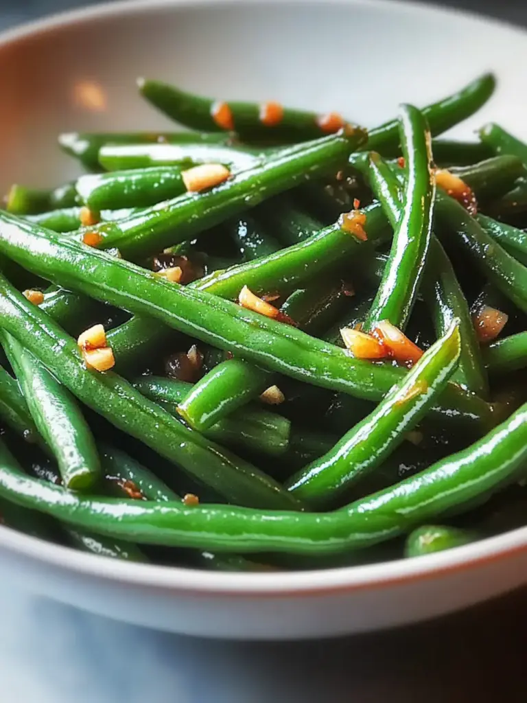 Amazing Chinese Green Beans in 20-Minute Garlic Glory