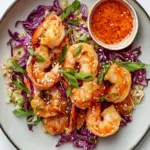 Crispy Pan-Fried Shrimp With Cabbage Slaw and Gochujang Mayo