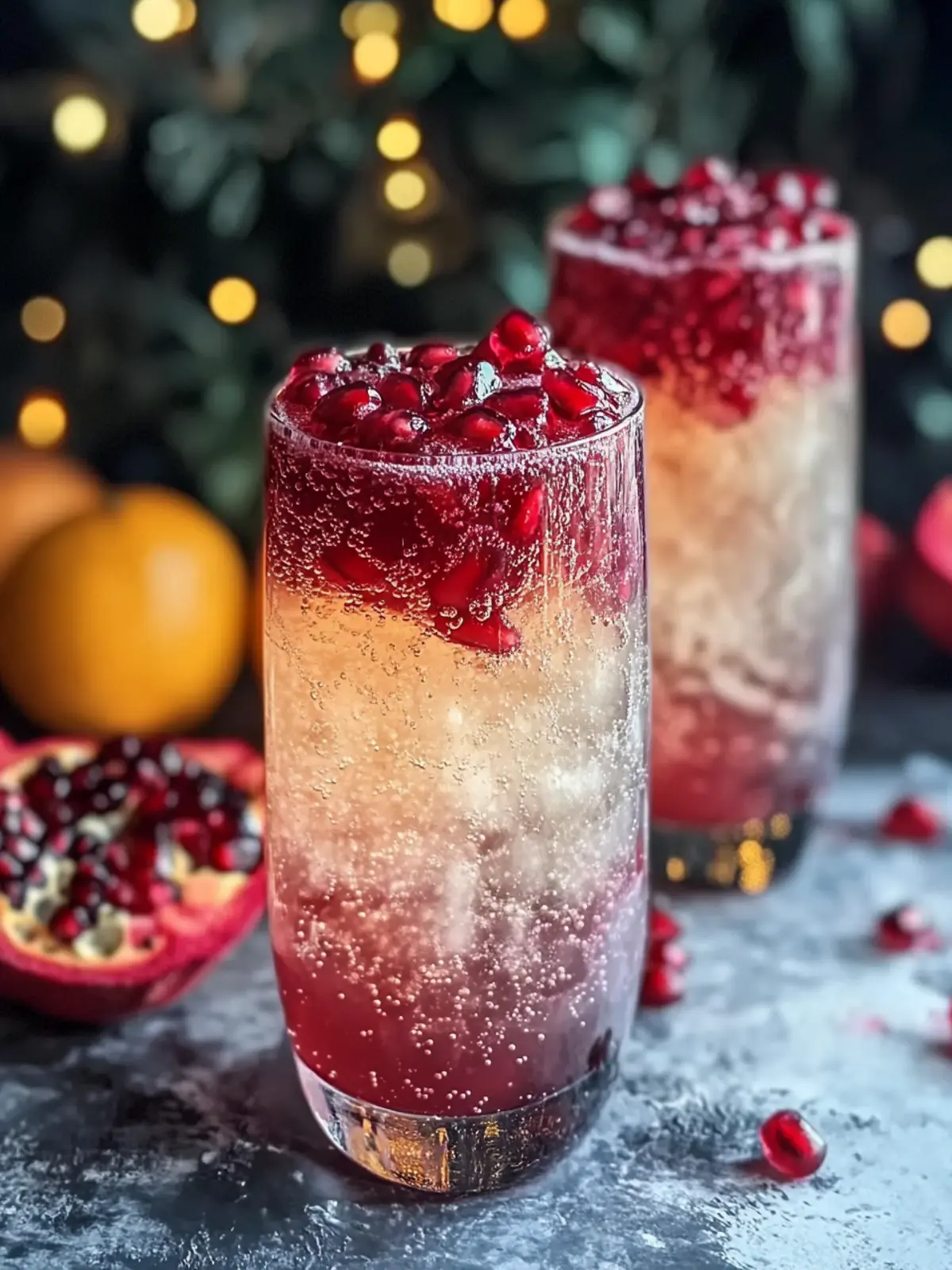 Pomegranate Prosecco Cocktail