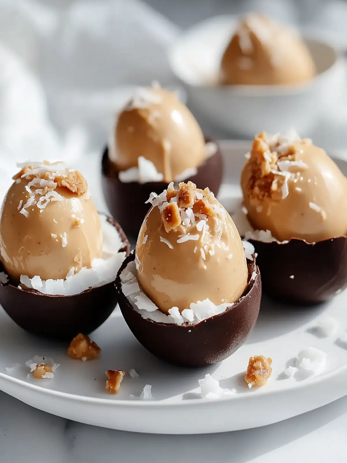 Irresistible No-Bake Vegan Peanut Butter Eggs with Coconut Oil 2 No-Bake Vegan Peanut Butter Eggs with Coconut Oil
