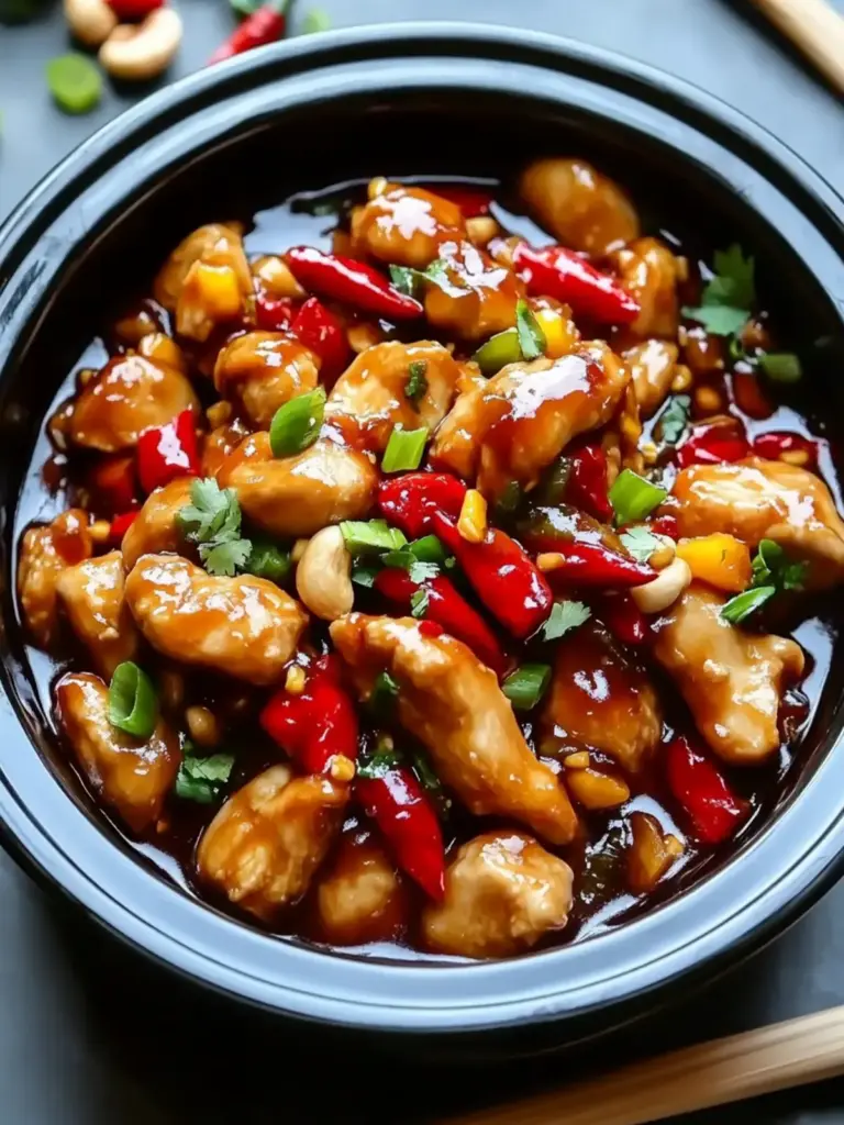 Crockpot Kung Pao Chicken