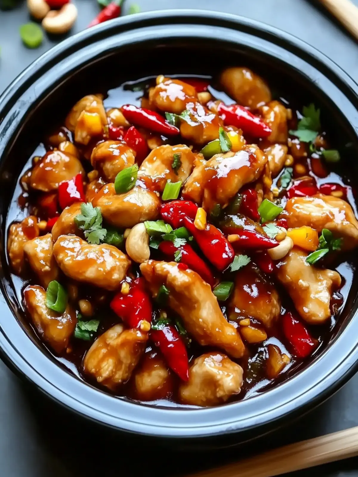Crockpot Kung Pao Chicken