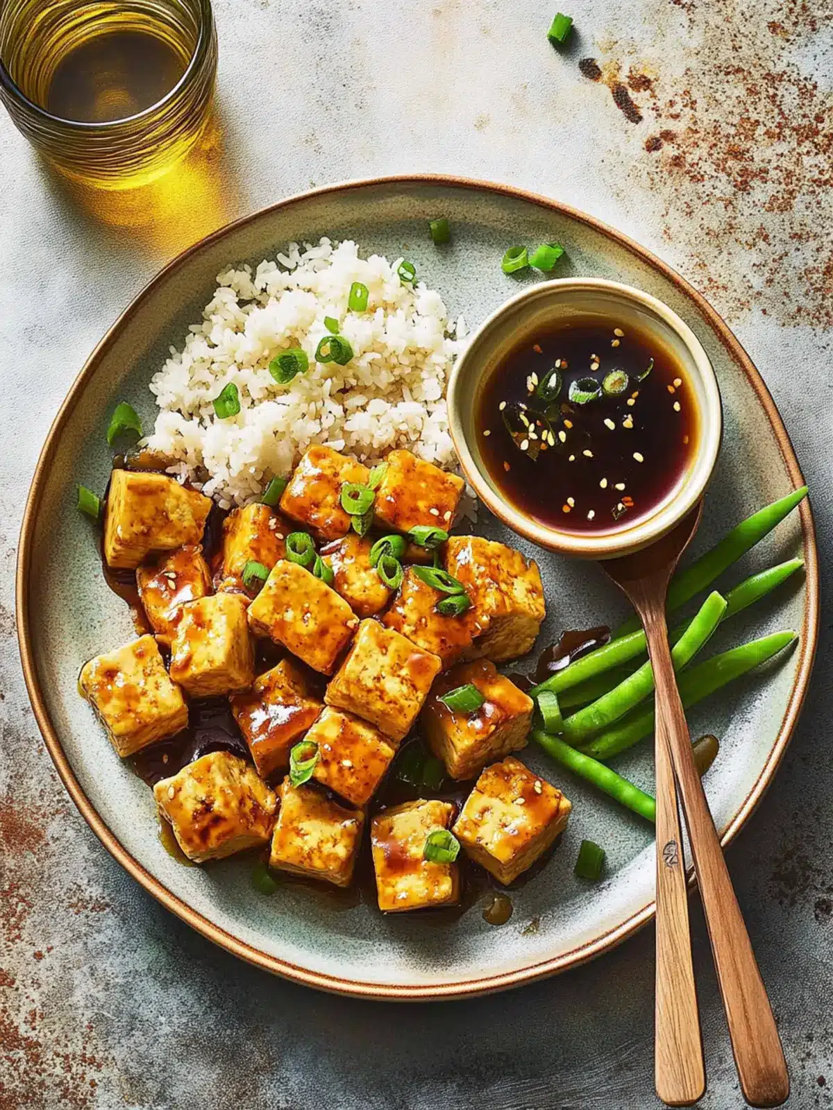 Crispy Maple Tofu