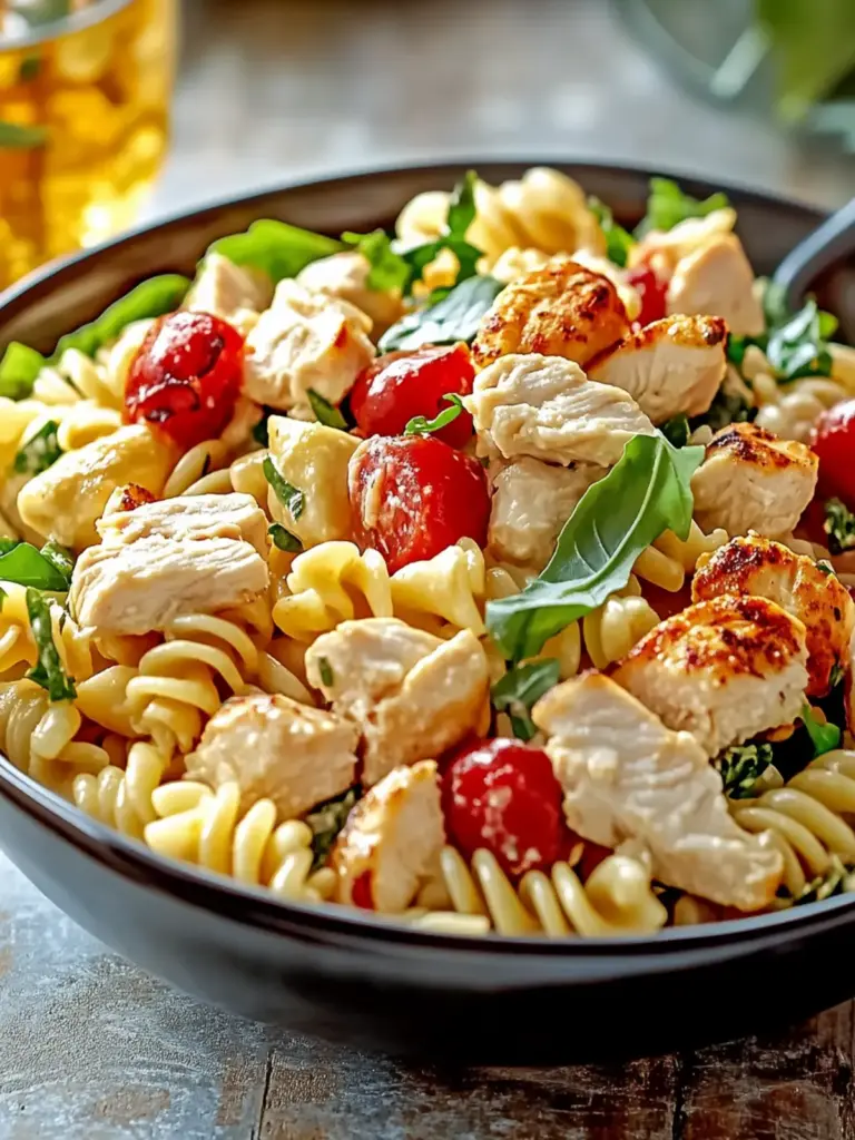 Satisfy Your Cravings with Chicken Club Pasta Salad Delight
