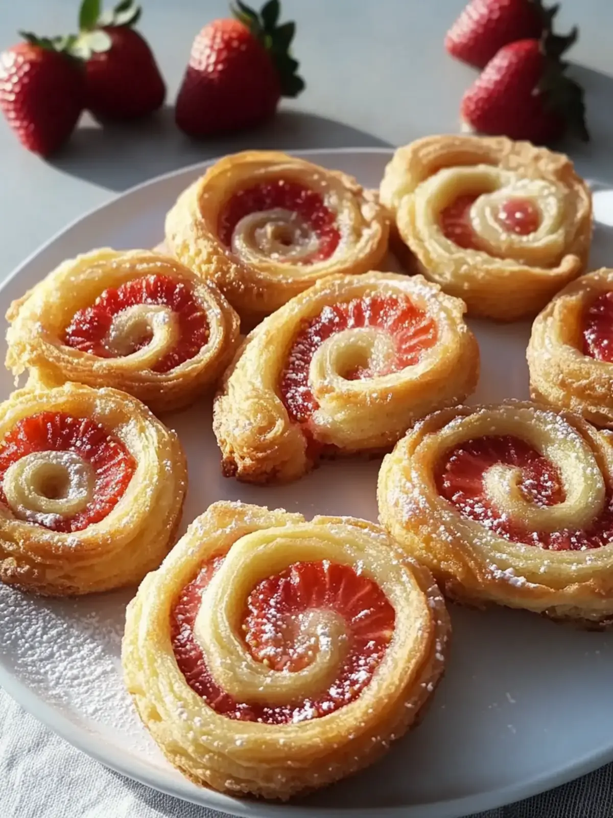 Strawberry Palmiers