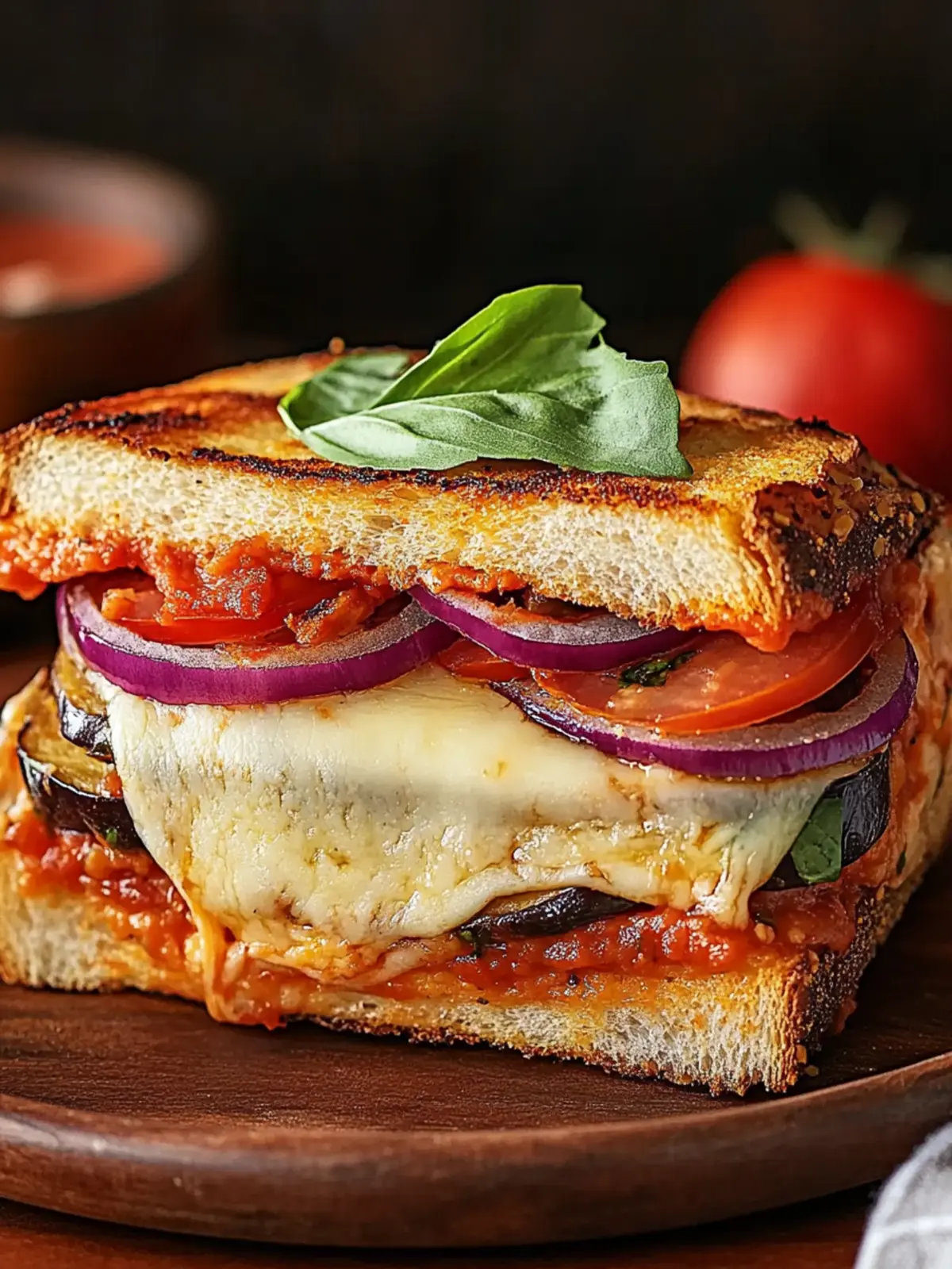 Eggplant “Parm” Sandwich