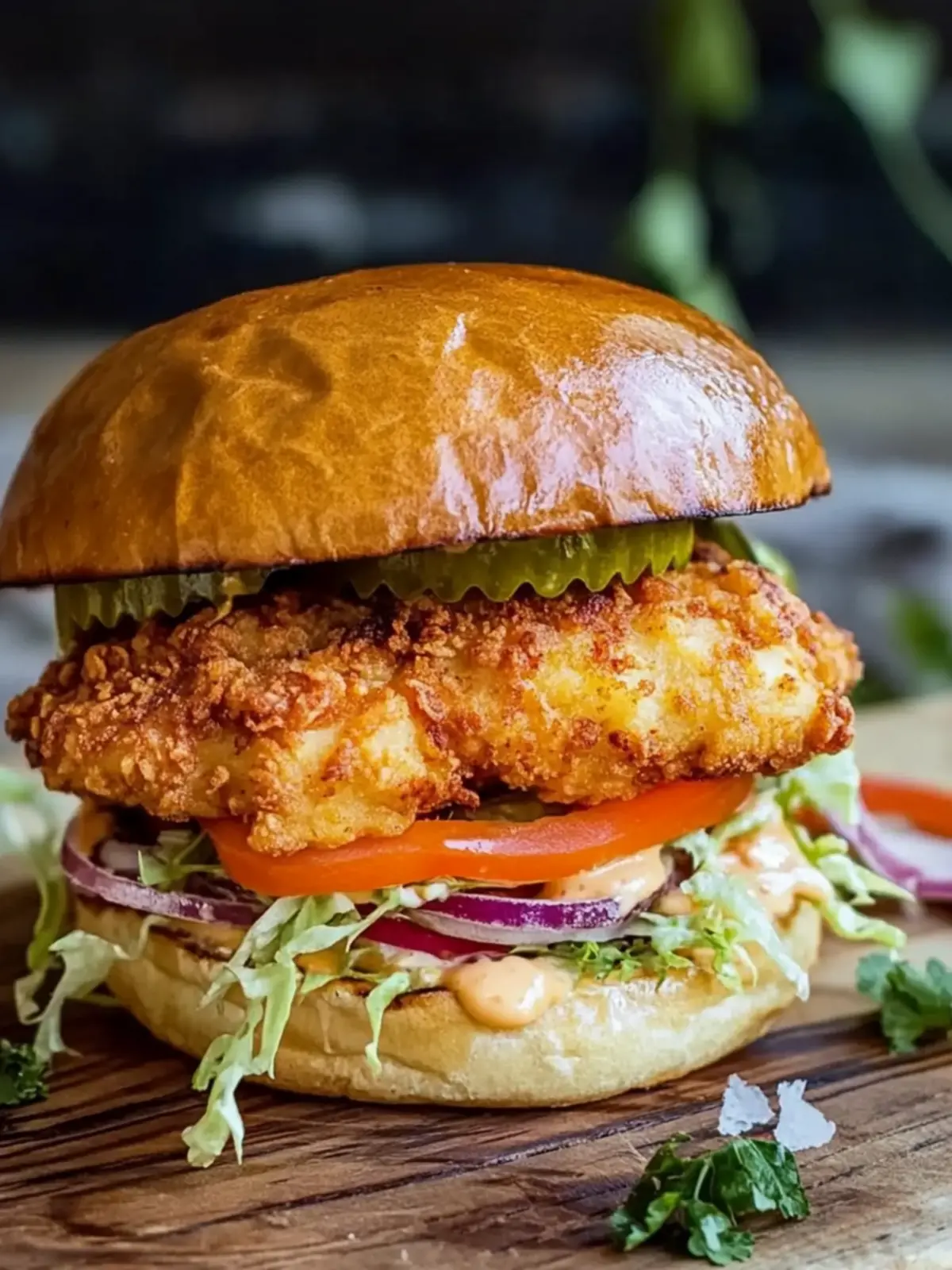Air-Fried Chicken Sandwich