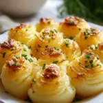 Garlic Chive Duchess Potatoes