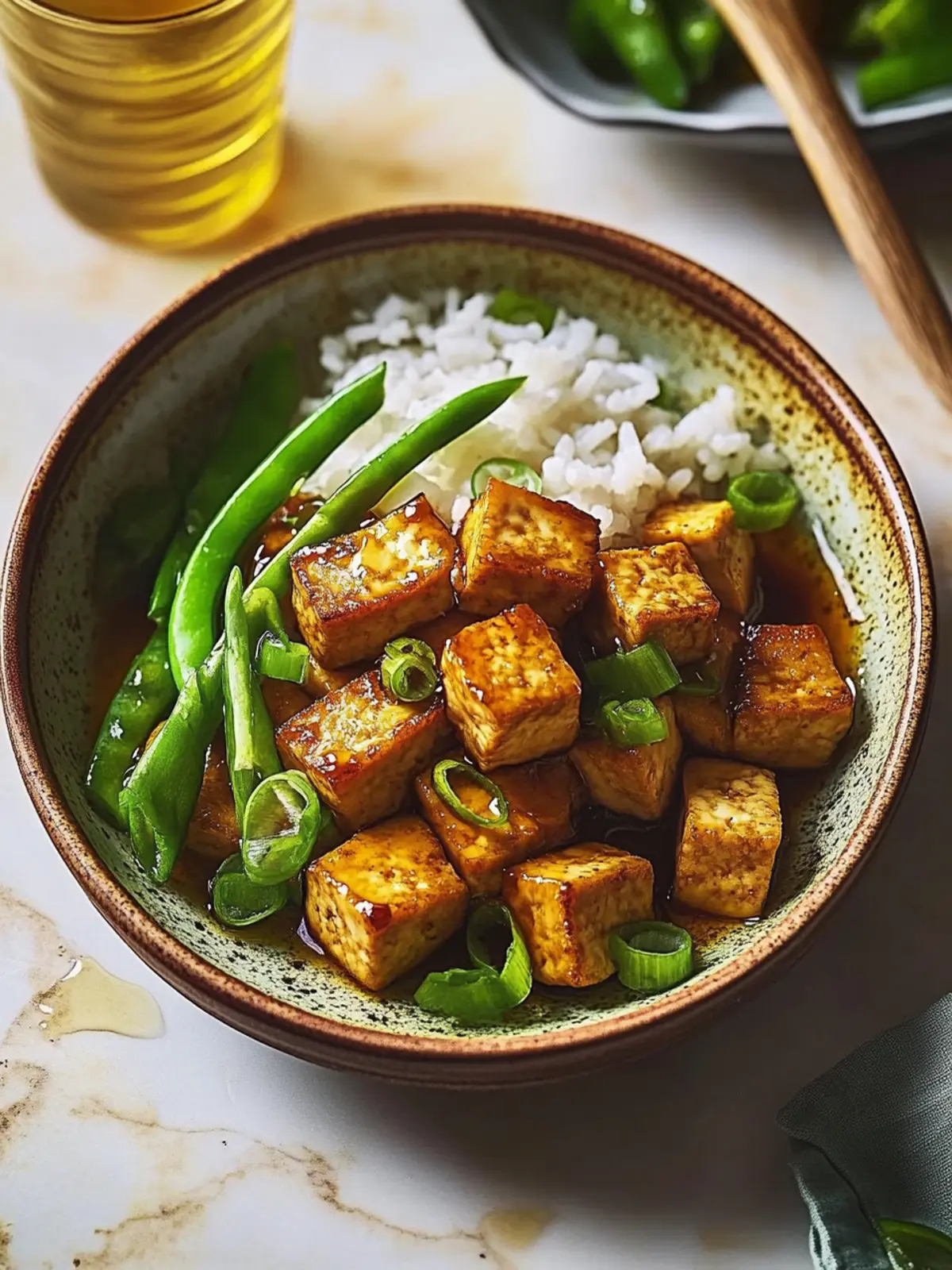 Crispy Maple Tofu