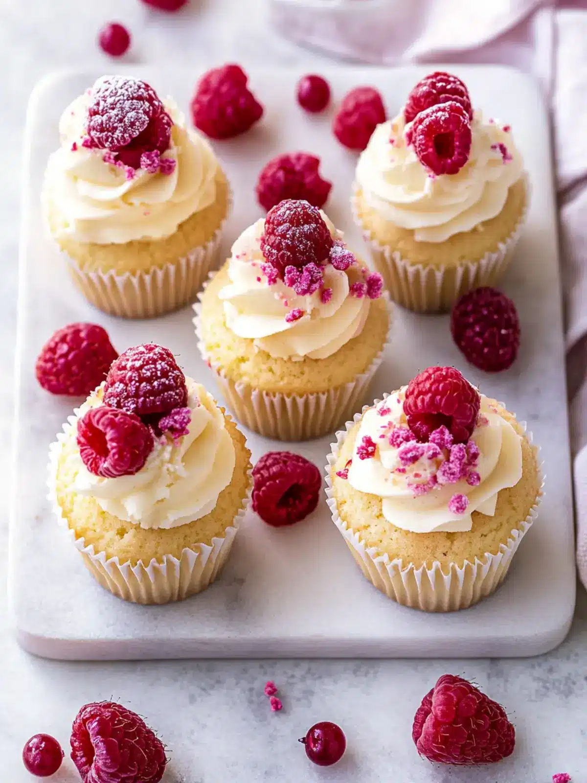 Raspberry Raffaello Cupcakes: Mini Desserts for Mom's Joy 3 Raspberry Raffaello Cupcakes- Mini desserts dor mom