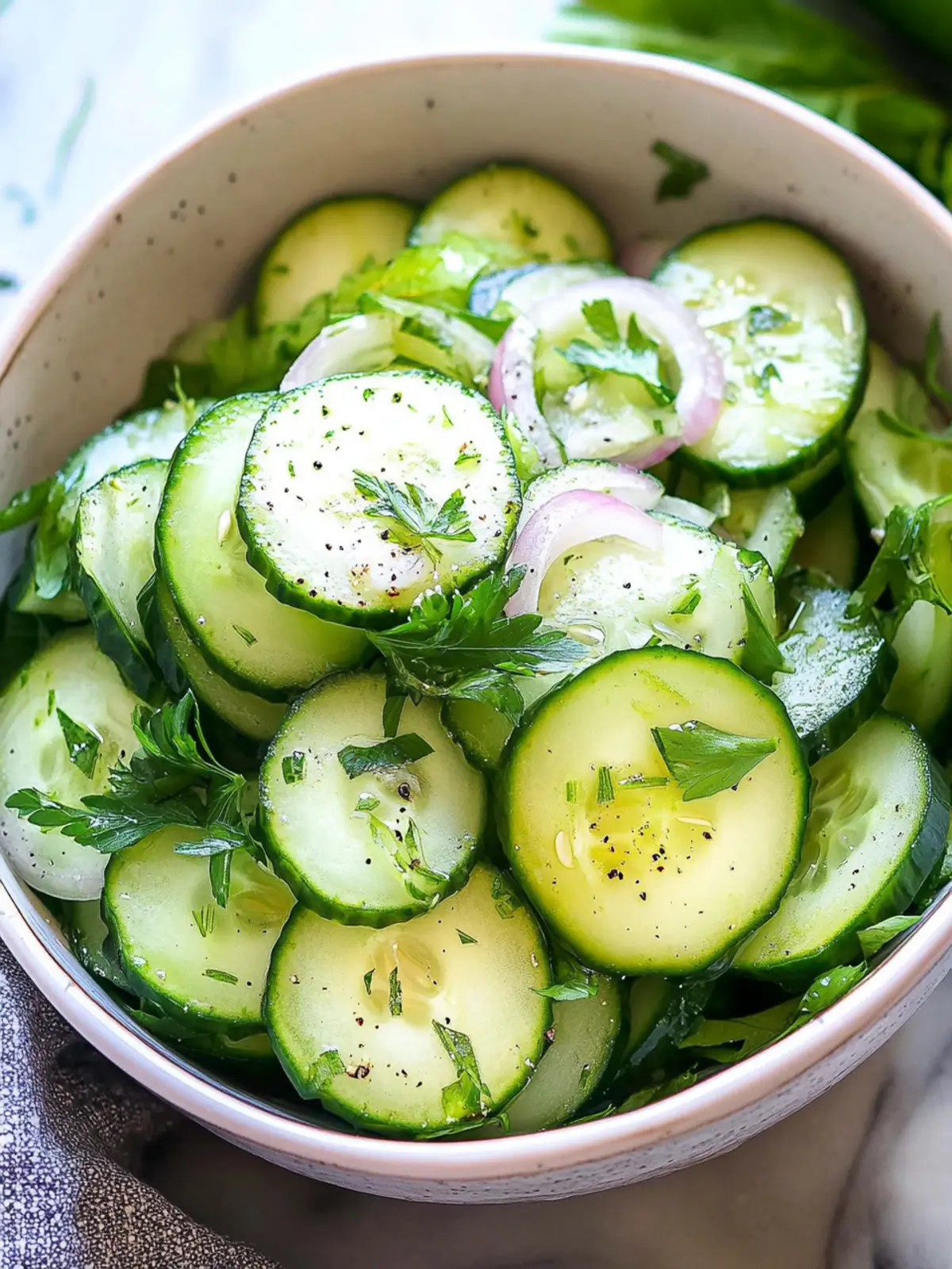 Creamy Cucumber Salad