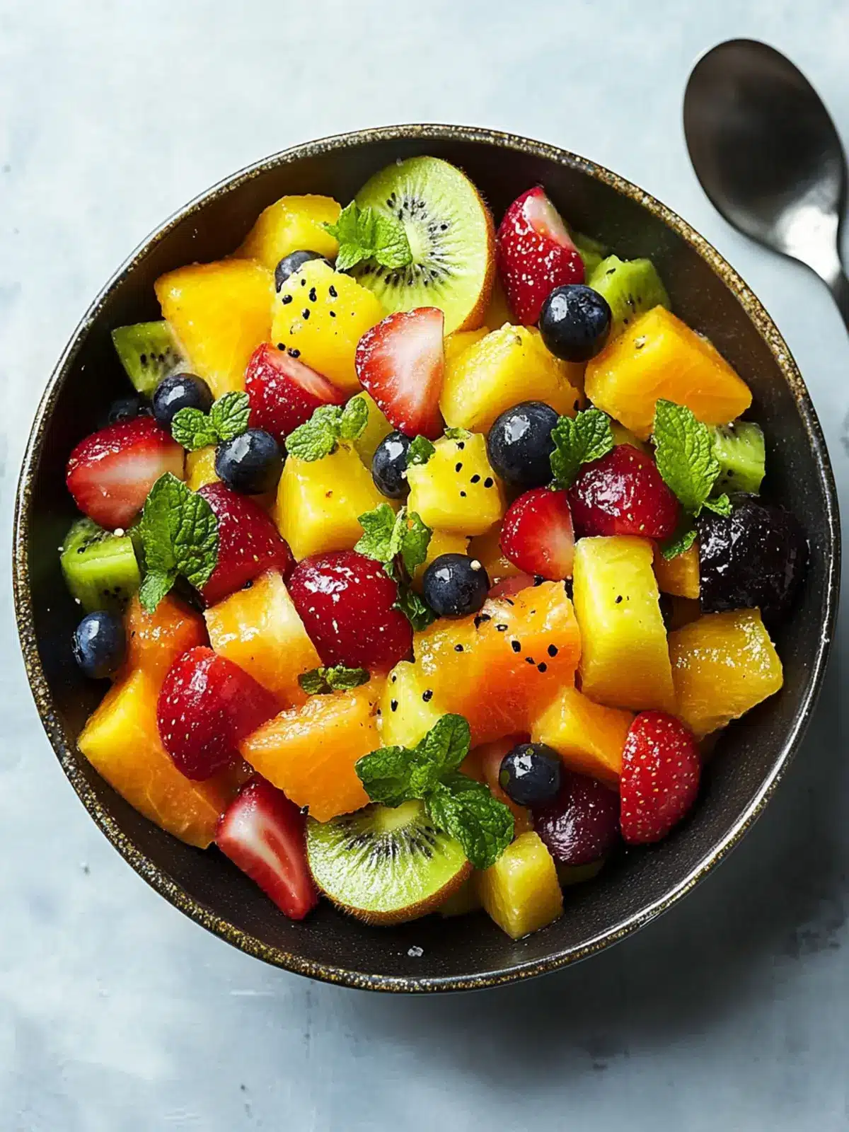 Mexican Fruit Salad with Tajín Twist