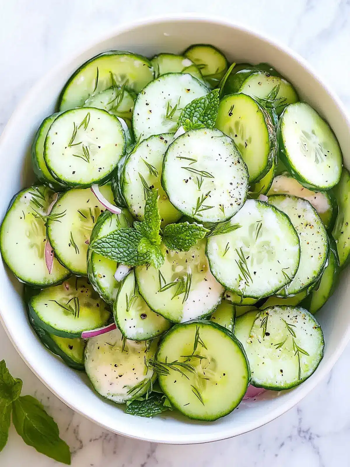 Creamy Cucumber Salad