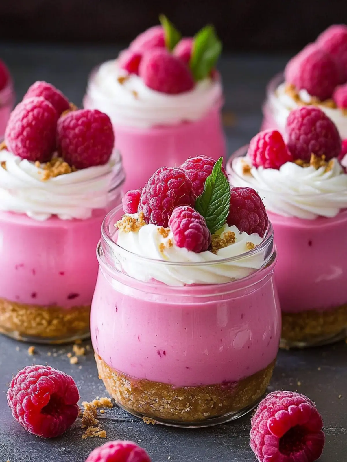 Raspberry Cheesecake Mousse- For mother's day dessert