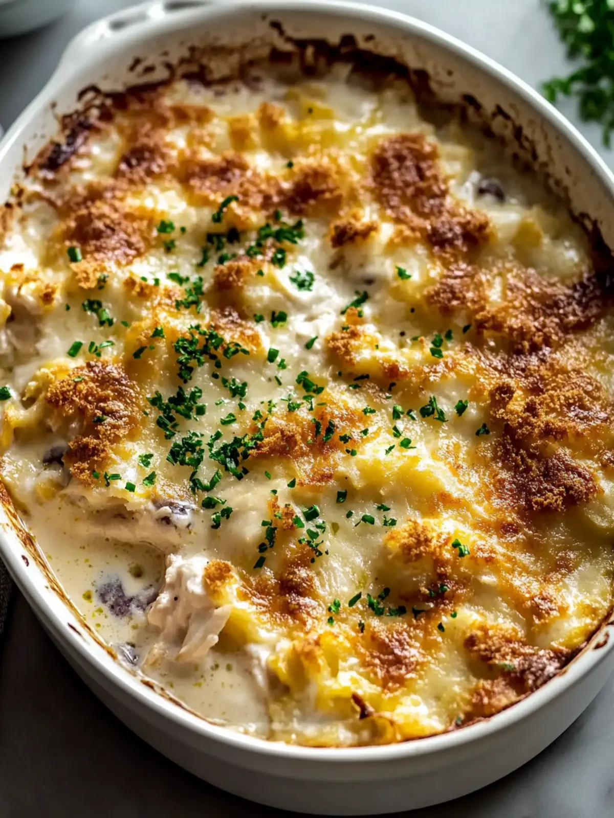 Creamy Chicken Cordon Bleu Casserole Ready in 40 Minutes! 4 Creamy Chicken Cordon Bleu Casserole