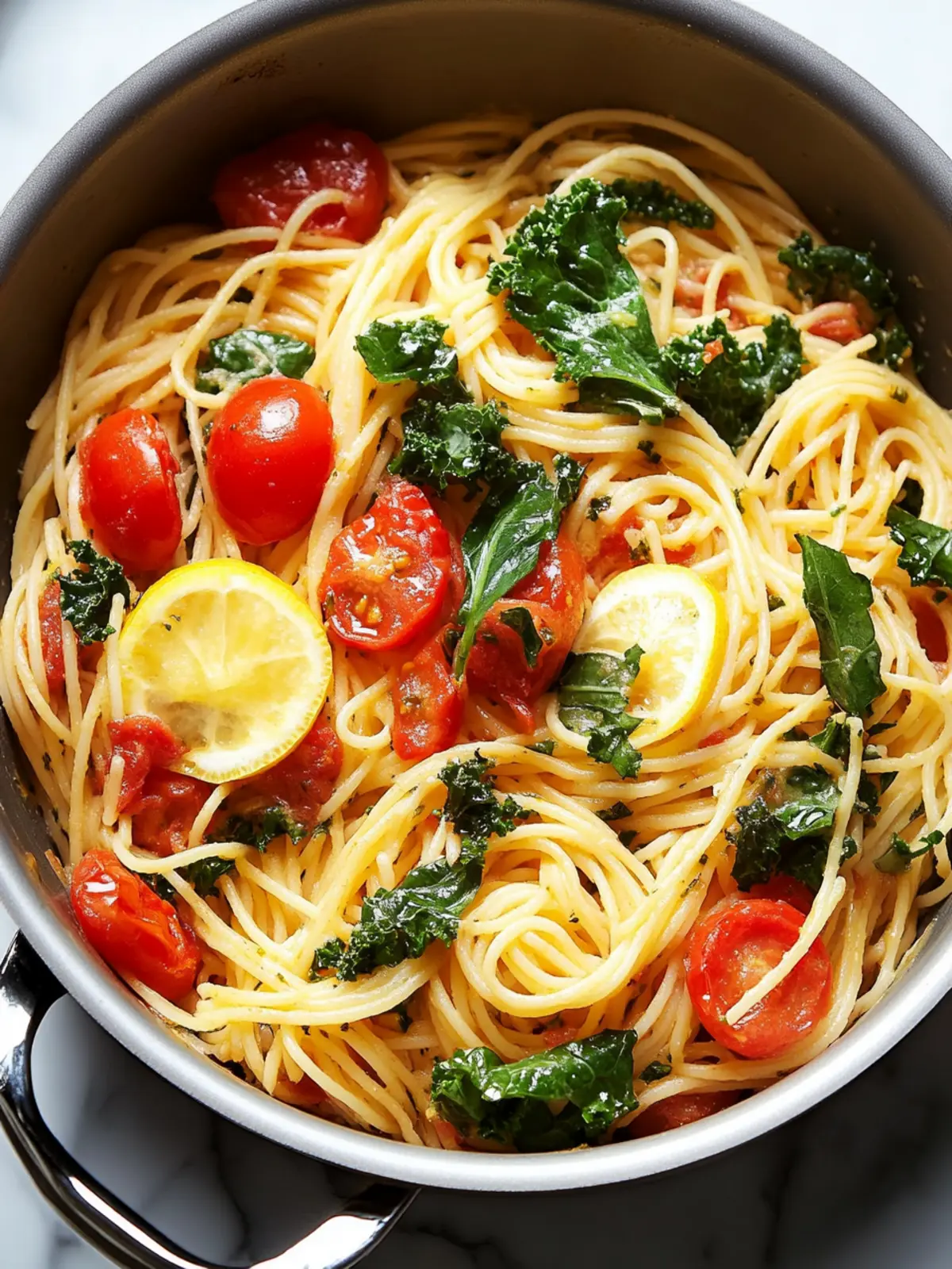 Kale, Tomato, and Lemon Magic One-Pot Spaghetti Bliss 5 Kale, Tomato, and Lemon Magic One-Pot Spaghetti